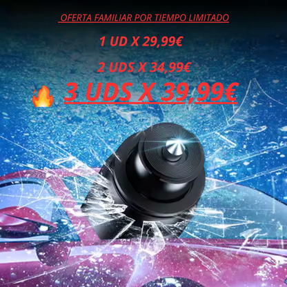 MiniMart™ – Martillo de Seguridad 2 en 1 para Coche “Rompe cristales y corta cinturones en segundos”