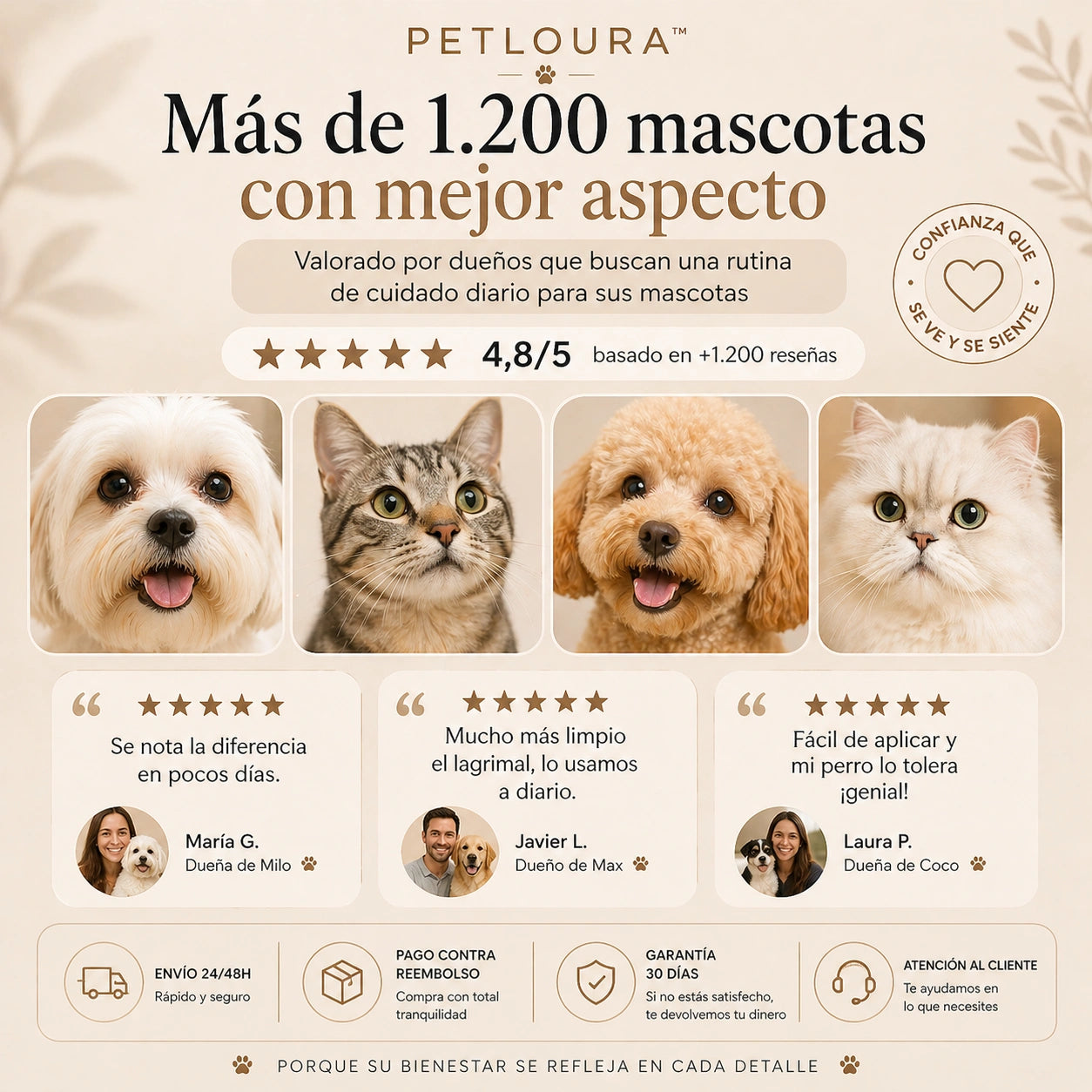 kit Bálsamo + toallitas Petloura™